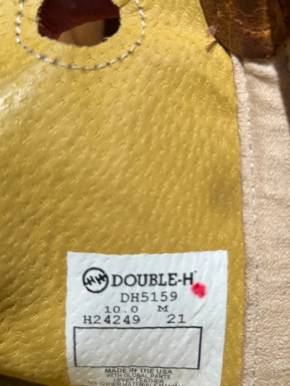 Double-H women’s Leather Cowboy Boots - Picture 6 of 13
